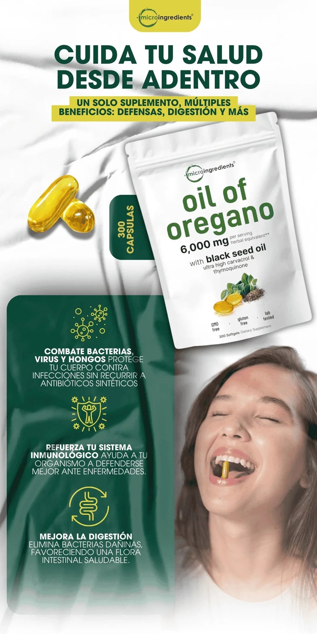 Aceite de Orégano Concentrado - Apoyo natural diario - Imagen 2