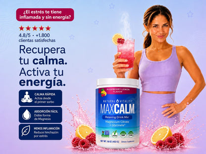 MAX CALM Magnesio - Calma para tu Cuerpo y Mente - 1